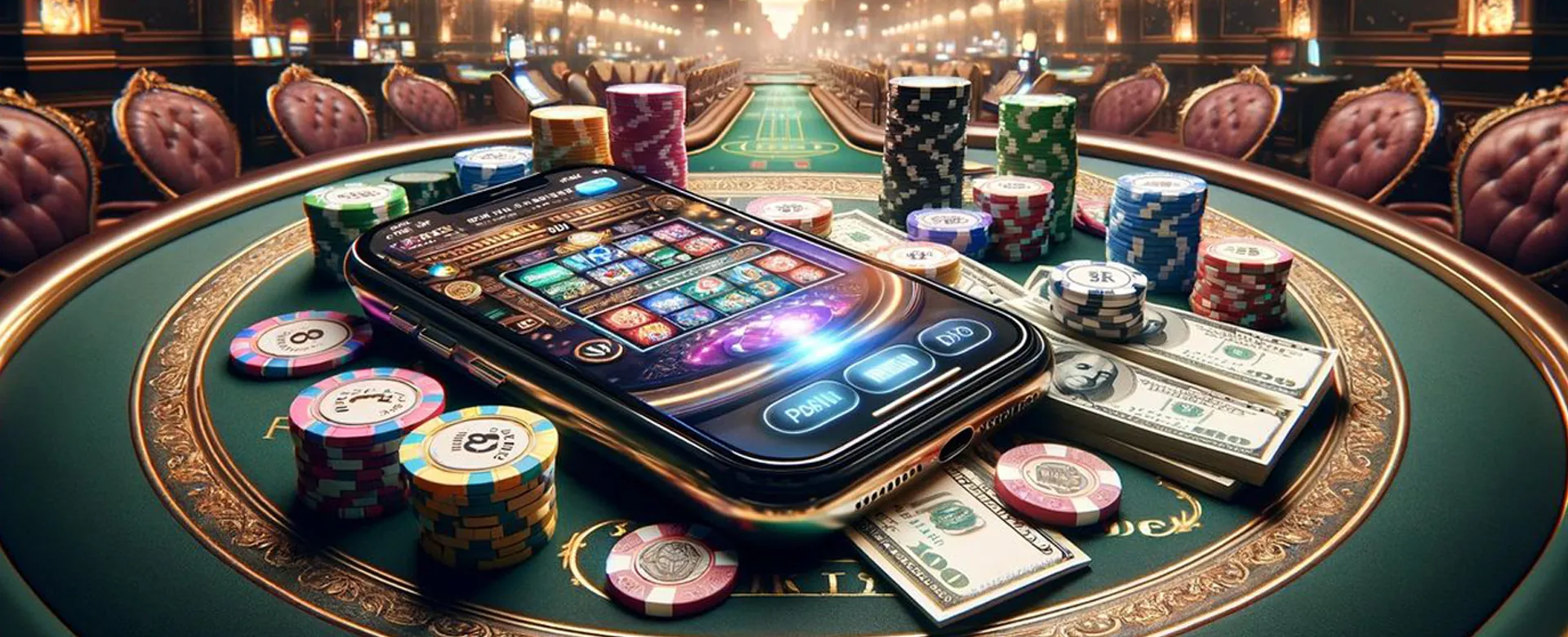 1Win Mobile Betting App Interface on a Phone